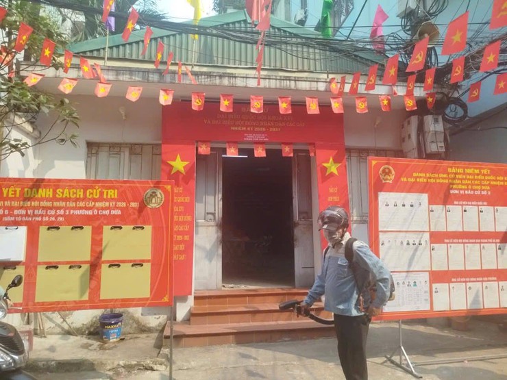 Trạm Y tế Phường Ô Chợ Dừa : Sẵn sàng các điều kiện y tế tốt nhất phục vụ bầu cử- Ảnh 7.