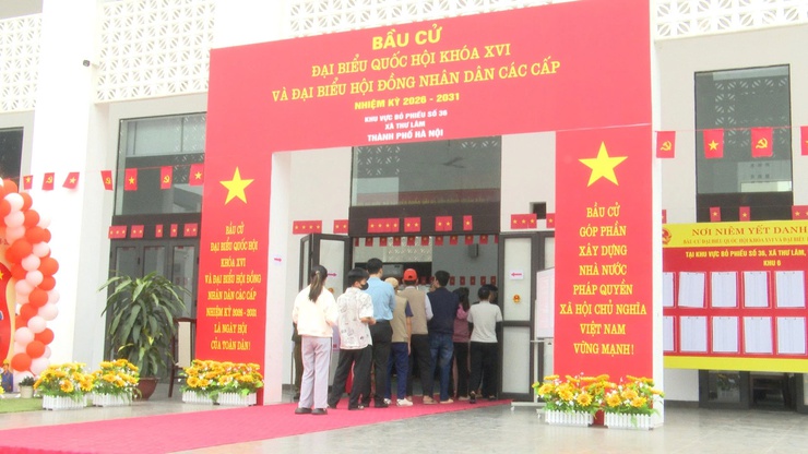 KHAI MẠC BẦU CỬ TẠI 51 KHU VỰC BỎ PHIẾU BẦU CỬ ĐẠI BIỂU QUỐC HỘI VÀ ĐẠI BIỂU HĐND CÁC CẤP NHIỆM KỲ 2026-2031 TRÊN ĐỊA BÀN XÃ THƯ LÂM- Ảnh 27.