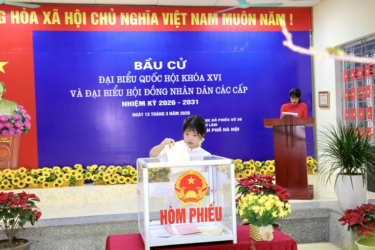 KHAI MẠC BẦU CỬ TẠI 51 KHU VỰC BỎ PHIẾU BẦU CỬ ĐẠI BIỂU QUỐC HỘI VÀ ĐẠI BIỂU HĐND CÁC CẤP NHIỆM KỲ 2026-2031 TRÊN ĐỊA BÀN XÃ THƯ LÂM- Ảnh 31.