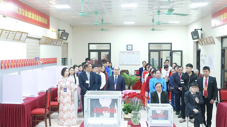 KHAI MẠC BẦU CỬ TẠI 51 KHU VỰC BỎ PHIẾU BẦU CỬ ĐẠI BIỂU QUỐC HỘI VÀ ĐẠI BIỂU HĐND CÁC CẤP NHIỆM KỲ 2026-2031 TRÊN ĐỊA BÀN XÃ THƯ LÂM- Ảnh 13.