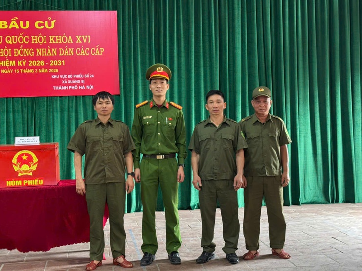 Công an xã Quảng Bị bảo đảm tuyệt đối an ninh, an toàn cuộc bầu cử đại biểu Quốc hội khóa XVI và HĐND các cấp nhiệm kỳ 2026 – 2031- Ảnh 14.