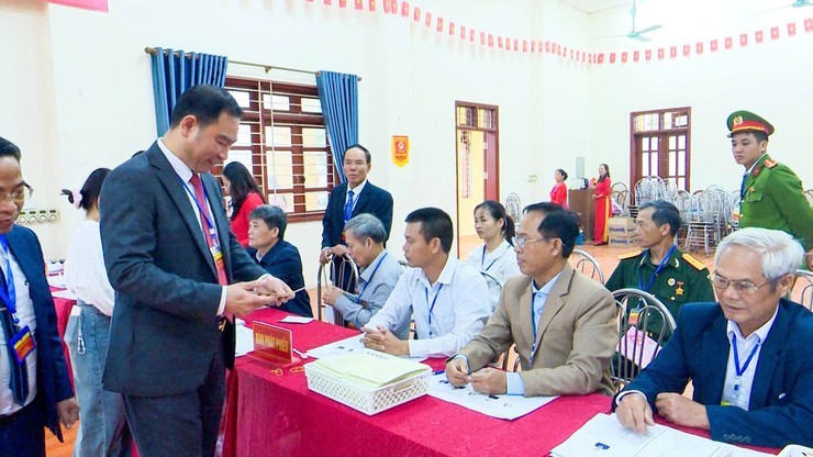 Phát huy sức mạnh đại đoàn kết toàn dân -  Xã Thượng Phúc tổ chức thành công Ngày hội bầu cử- Ảnh 6.