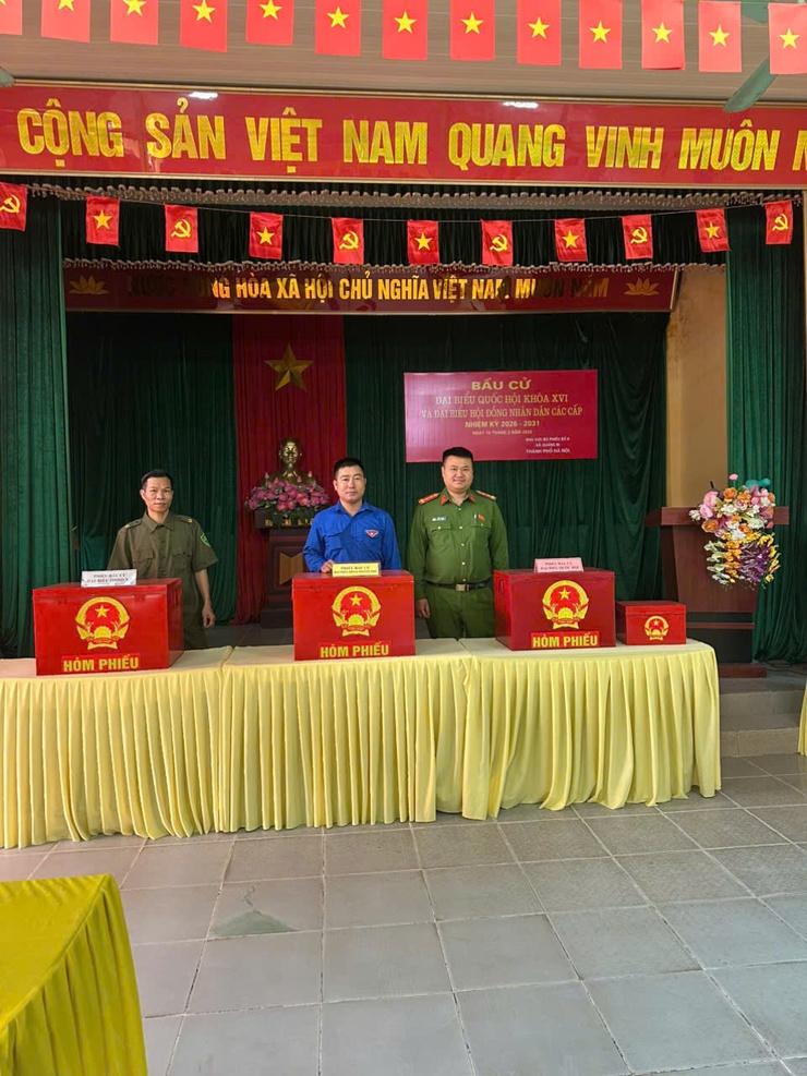 Công an xã Quảng Bị bảo đảm tuyệt đối an ninh, an toàn cuộc bầu cử đại biểu Quốc hội khóa XVI và HĐND các cấp nhiệm kỳ 2026 – 2031- Ảnh 15.