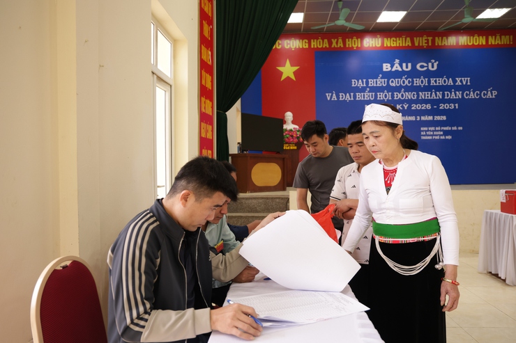 CỬ TRI XÃ YÊN XUÂN TÍCH CỰC THAM GIA NGÀY HỘI BẦU CỬ 15/3/2026- Ảnh 7.