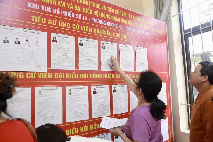 Phường Dương Nội tổ chức thành công cuộc bầu cử đại biểu Quốc hội khoá XVI và đại biểu HĐND các cấp nhiệm kỳ 2026 - 2031- Ảnh 3.