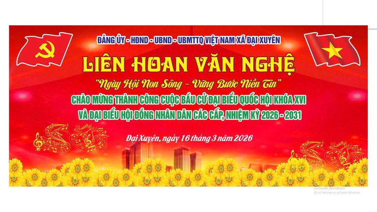 Liên hoan văn nghệ “Ngày hội non sông – Vững bước niềm tin”- Ảnh 1.