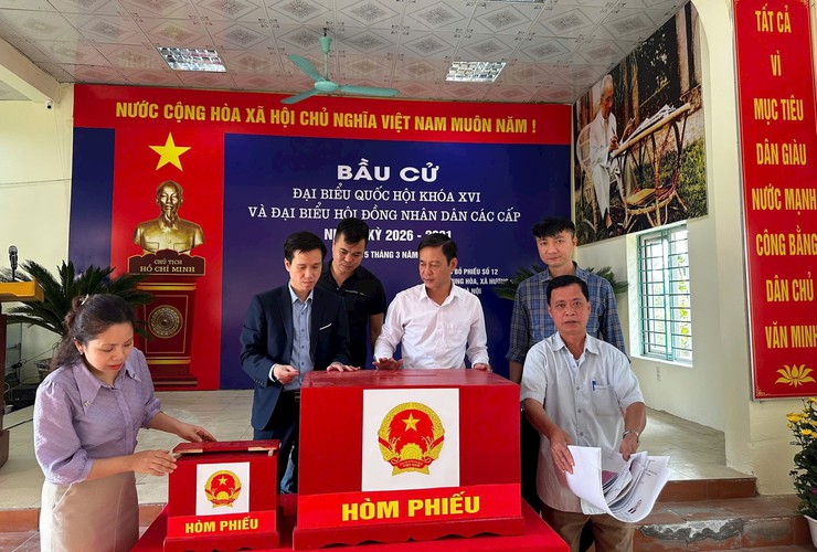 Xã Hương Sơn chuẩn bị mọi điều kiện cho ngày bầu cử- Ảnh 1.