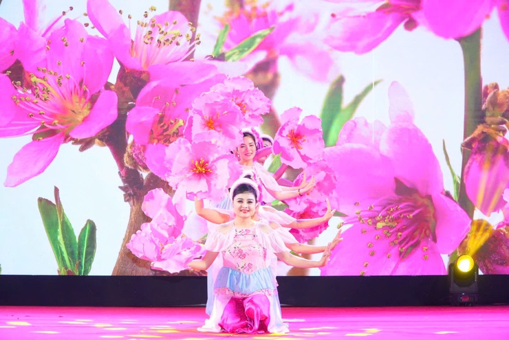 RỘN RÀNG ĐÊM NGHỆ THUẬT CHÀO MỪNG THÀNH CÔNG CUỘC BẦU CỬ TẠI XÃ DÂN HÒA- Ảnh 9.