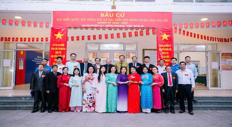 Những đóng góp thầm lặng của các lực lượng phường Đông Ngạc vào thành công của Ngày bầu cử- Ảnh 3.