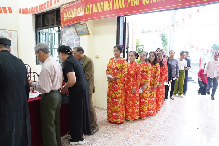 Cuộc bầu cử trên địa bàn xã Thanh Oai thành công tốt đẹp- Ảnh 7.