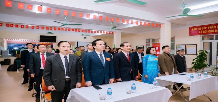 Phường Đông Ngạc tổ chức thành công cuộc bầu cử đại biểu Quốc hội khóa XVI và đại biểu HĐND các cấp nhiệm kỳ 2026 – 2031; Thực sự là ngày hội của toàn dân- Ảnh 1.