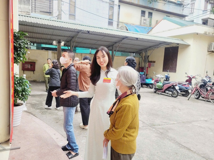 Những đóng góp thầm lặng của các lực lượng phường Đông Ngạc vào thành công của Ngày bầu cử- Ảnh 7.