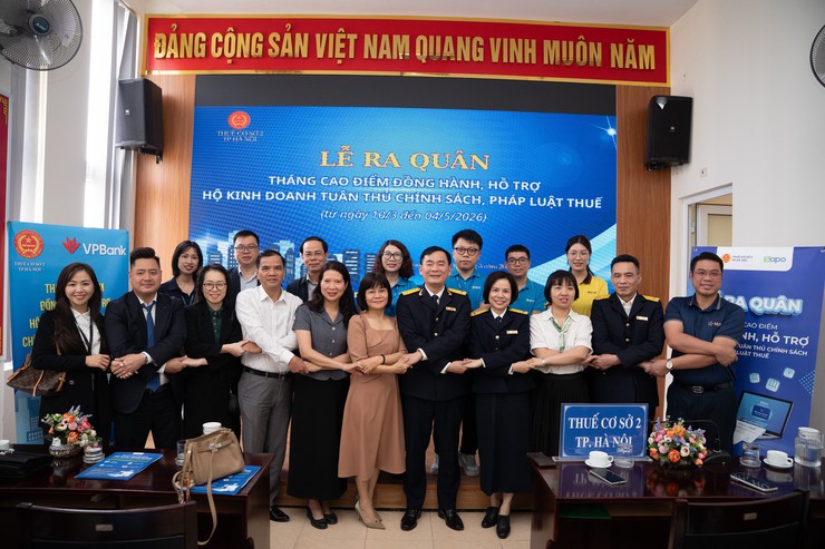 THUẾ CƠ SỞ 2 TP HÀ NỘI RA QUÂN “THÁNG CAO ĐIỂM ĐỒNG HÀNH HỖ TRỢ HỘ KINH DOANH, CÁ NHÂN KINH DOANH TUÂN THỦ CHÍNH SÁCH PHÁP LUẬT THUẾ”- Ảnh 3.