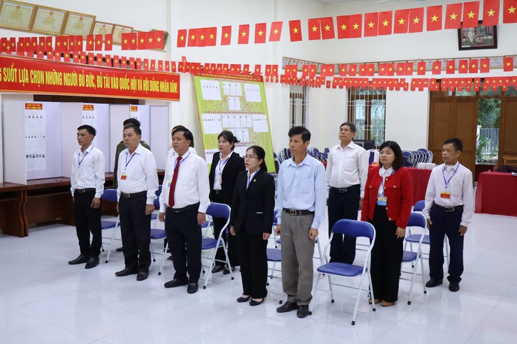 Xã Ba Vì rộn ràng khai mạc bầu cử Đại biểu Quốc hội khóa XVI và Đại biểu HĐND các cấp nhiệm kỳ 2026–2031- Ảnh 4.