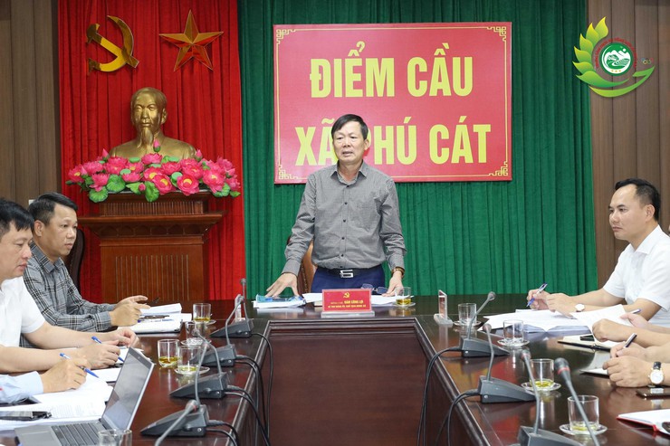 Hội nghị giao ban Ban Chỉ đạo giải phóng mặt bằng các dự án trên địa bàn xã Phú Cát- Ảnh 4.