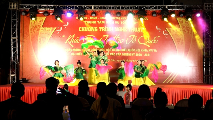 Đặc sắc chương trình nghệ thuật “ Khúc ca tự hào tổ quốc” chào mừng thành công cuộc bầu cử đại biểu Quốc hội khóa XVI và đại biểu Hội đồng nhân dân các cấp nhiệm kỳ 2026 – 2031- Ảnh 5.