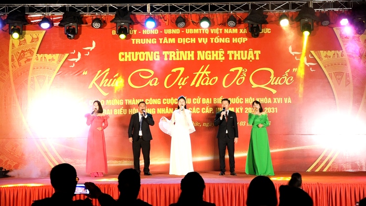 Đặc sắc chương trình nghệ thuật “ Khúc ca tự hào tổ quốc” chào mừng thành công cuộc bầu cử đại biểu Quốc hội khóa XVI và đại biểu Hội đồng nhân dân các cấp nhiệm kỳ 2026 – 2031- Ảnh 6.