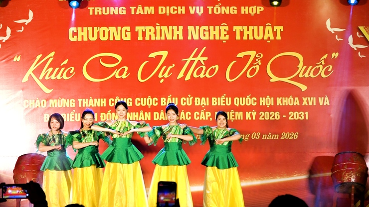 Đặc sắc chương trình nghệ thuật “ Khúc ca tự hào tổ quốc” chào mừng thành công cuộc bầu cử đại biểu Quốc hội khóa XVI và đại biểu Hội đồng nhân dân các cấp nhiệm kỳ 2026 – 2031- Ảnh 7.