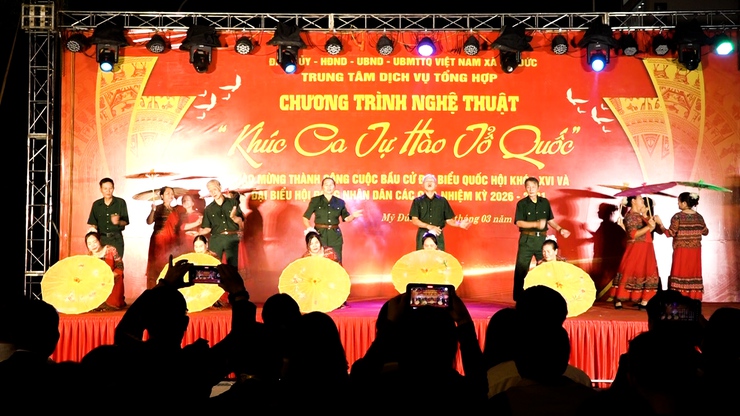 Đặc sắc chương trình nghệ thuật “ Khúc ca tự hào tổ quốc” chào mừng thành công cuộc bầu cử đại biểu Quốc hội khóa XVI và đại biểu Hội đồng nhân dân các cấp nhiệm kỳ 2026 – 2031- Ảnh 16.