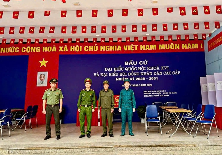 PHƯỜNG VĂN MIẾU – QUỐC TỬ GIÁM CHỦ ĐỘNG TRIỂN KHAI CÁC GIẢI PHÁP BẢO ĐẢM AN NINH, AN TOÀN CHO NGÀY BẦU CỬ- Ảnh 1.
