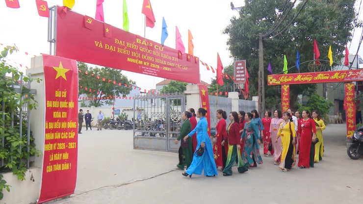 99,36% cử tri xã Thường Tín đi bỏ phiếu bầu cử- Ảnh 4.