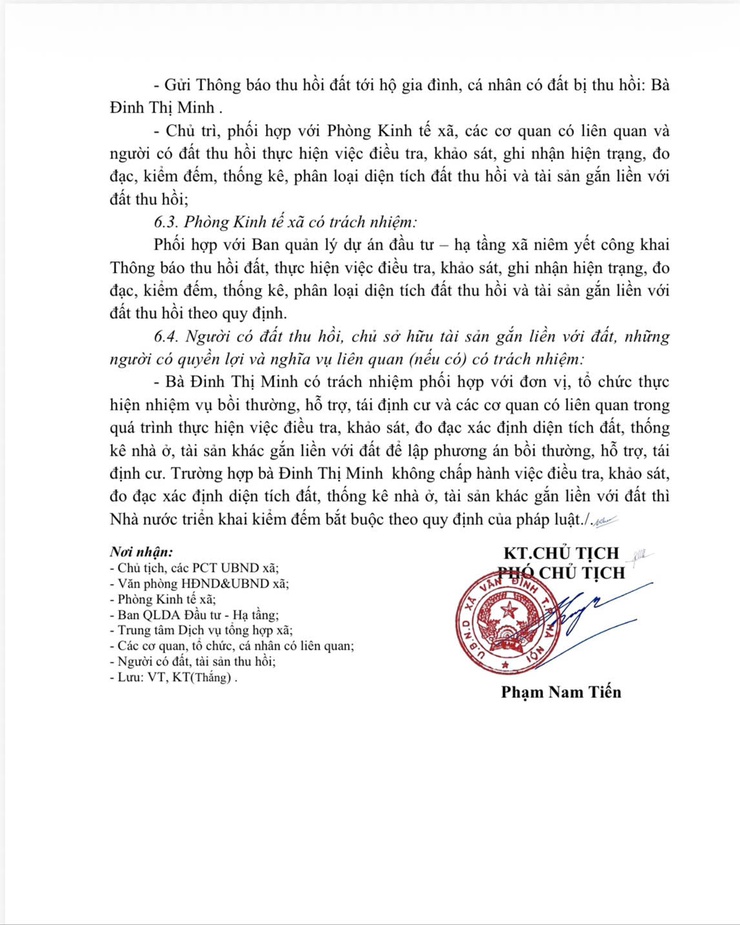 Thông báo thu hồi đất để thực hiện dự án: Nâng cấp cải tạo đường tỉnh lộ 429C đoạn từ Cầu Bầu đến cầu Hậu Xá, huyện Ứng Hòa, thành phố Hà Nội
(nay là xã Vân Đình, thành phố Hà Nội)- Ảnh 3.