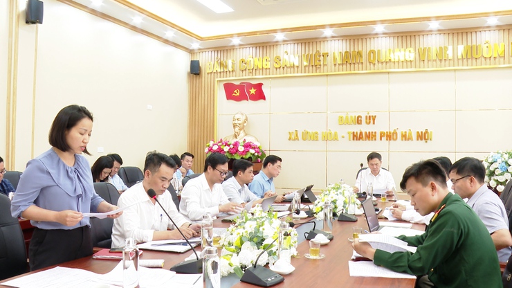 
BAN CHỈ ĐẠO BẦU CỬ XÃ ỨNG HÒA TỔ CHỨC HỘI NGHỊ ĐÁNH GIÁ KẾT QUẢ BẦU CỬ- Ảnh 1.