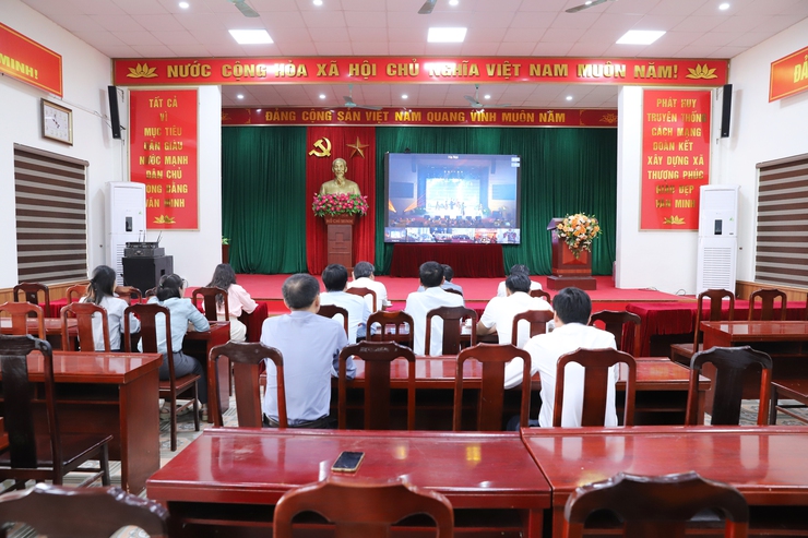 Xã Thượng Phúc tham dự Lễ khai trương " Nền tảng điều hành tập chung của Đoàn ĐBQH và HĐND 2 cấp Thành Phố Hà Nội - Một điểm đến của mọi nhiệm vụ"- Ảnh 1.