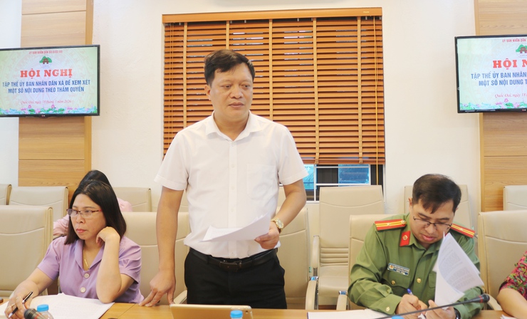 Quốc Oai: Triển khai nhiều nhiệm vụ trọng tâm về đầu tư hạ tầng, lễ hội Chùa Thầy và phát triển kinh tế - xã hội- Ảnh 3.