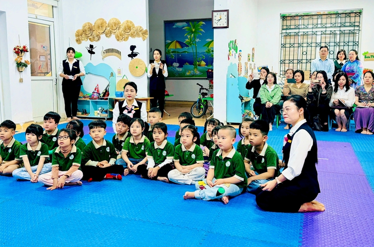 Nam Phù: Nâng cao chất lượng giáo dục mầm non qua chuyên đề lồng ghép giáo dục quyền con người- Ảnh 4.