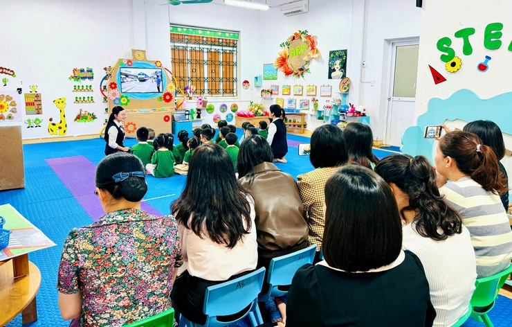 Nam Phù: Nâng cao chất lượng giáo dục mầm non qua chuyên đề lồng ghép giáo dục quyền con người- Ảnh 6.