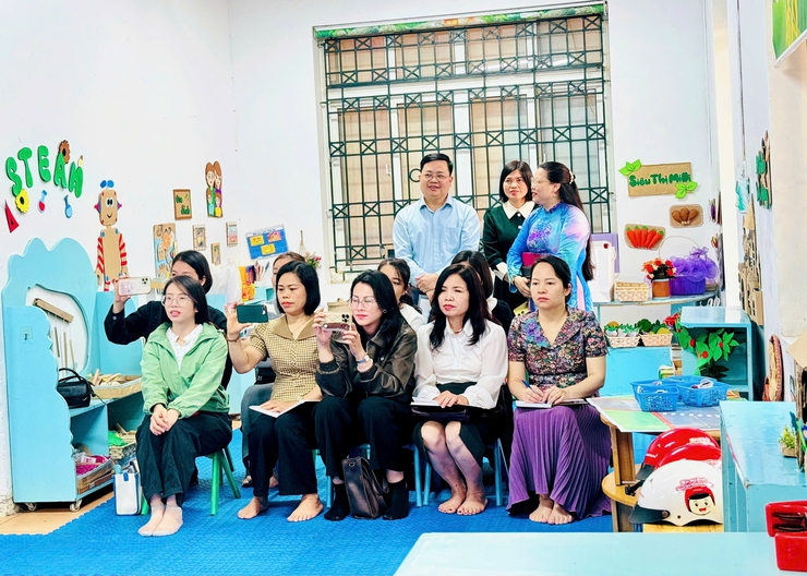 Nam Phù: Nâng cao chất lượng giáo dục mầm non qua chuyên đề lồng ghép giáo dục quyền con người- Ảnh 7.