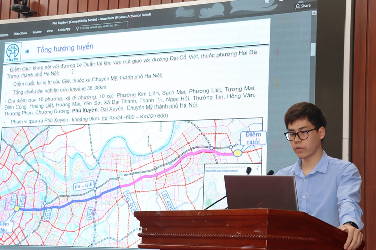 Hội nghị lấy ý kiến đối với hồ sơ phương án tuyến, tỷ lệ 1/500 dự án trục không gian Quốc lộ 1 A gắn với chỉnh trang và tái thiết đô thị.- Ảnh 3.