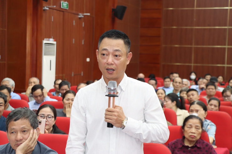 Hội nghị lấy ý kiến đối với hồ sơ phương án tuyến, tỷ lệ 1/500 dự án trục không gian Quốc lộ 1 A gắn với chỉnh trang và tái thiết đô thị.- Ảnh 4.