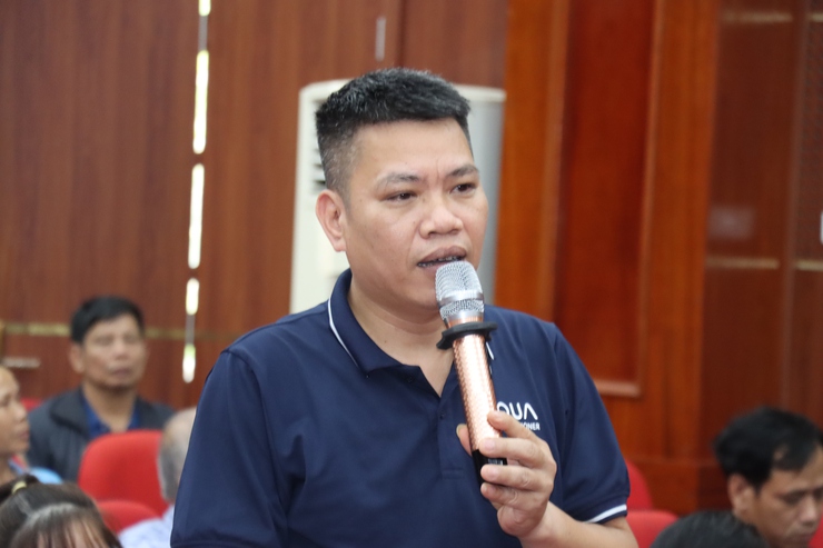 Hội nghị lấy ý kiến đối với hồ sơ phương án tuyến, tỷ lệ 1/500 dự án trục không gian Quốc lộ 1 A gắn với chỉnh trang và tái thiết đô thị.- Ảnh 7.