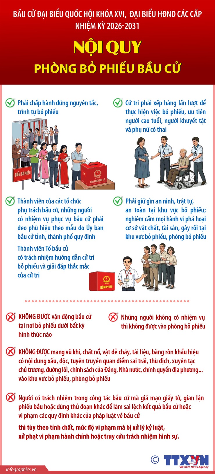 Nội quy phòng bỏ phiếu bầu cử- Ảnh 1.