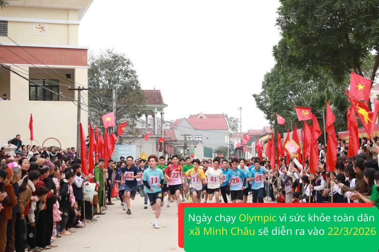 Xã Minh Châu sẵn sàng cho Ngày chạy Olympic- Ảnh 1.