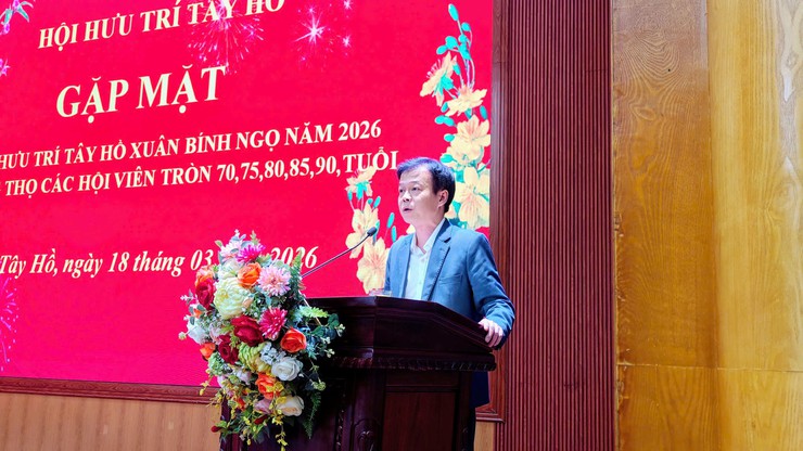 Phường Tây Hồ tổ chức gặp mặt cán bộ hưu trí năm 2026- Ảnh 6.