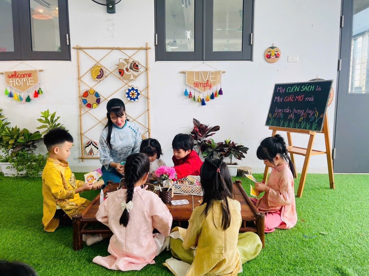 Phát triển văn hoá đọc – hình thành thói quen tốt cho trẻ em tại trường Mầm non Hoa Anh Đào- Ảnh 3.