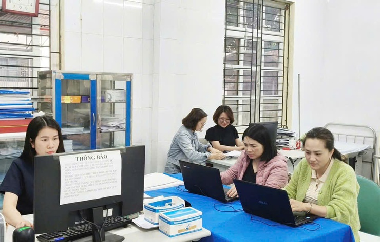 TRẠM Y TẾ XÃ SÓC SƠN: 99,97% NHÂN KHẨU ĐƯỢC QUẢN LÝ SỨC KHỎE TRÊN HỒ SƠ SỨC KHỎE ĐIỆN TỬ- Ảnh 1.