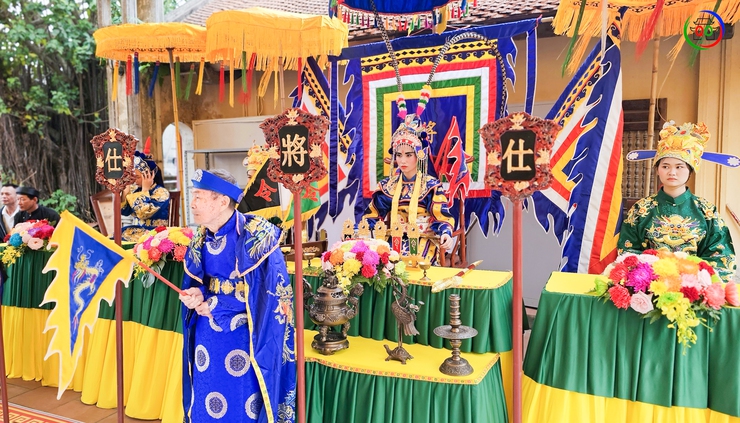 LỄ DẪN QUÂN KHAI HỘI CỜ NGƯỜI – MỞ MÀN LỄ MỘC DỤC, HỘI XUÂN THÔN NGÔ SÀI NĂM 2026- Ảnh 8.