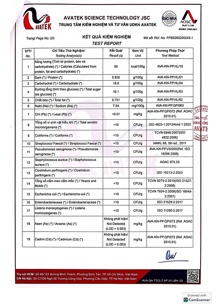 Bản tự công bố sản phẩm Trà sữa cốm- Ảnh 10.