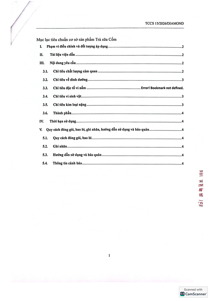 Bản tự công bố sản phẩm Trà sữa cốm- Ảnh 2.