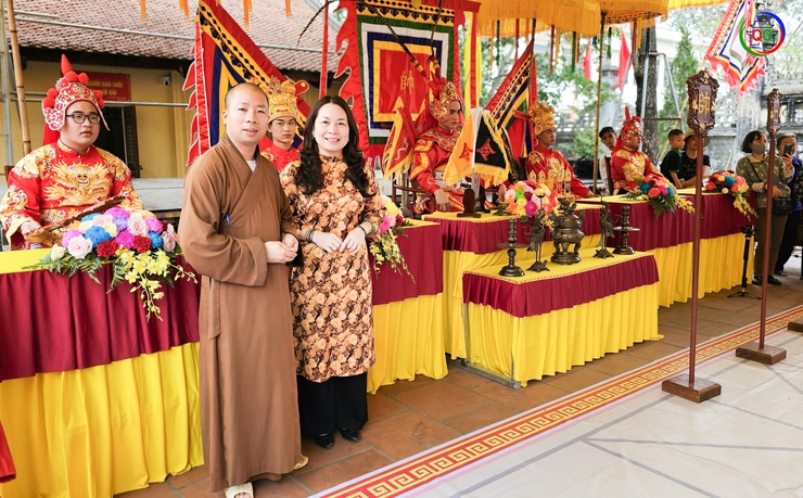 LỄ DẪN QUÂN KHAI HỘI CỜ NGƯỜI – MỞ MÀN LỄ MỘC DỤC, HỘI XUÂN THÔN NGÔ SÀI NĂM 2026- Ảnh 4.