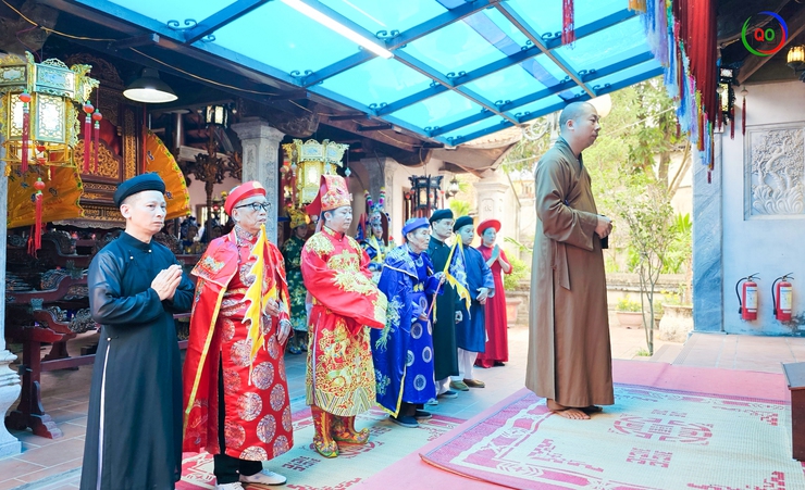 LỄ DẪN QUÂN KHAI HỘI CỜ NGƯỜI – MỞ MÀN LỄ MỘC DỤC, HỘI XUÂN THÔN NGÔ SÀI NĂM 2026- Ảnh 1.