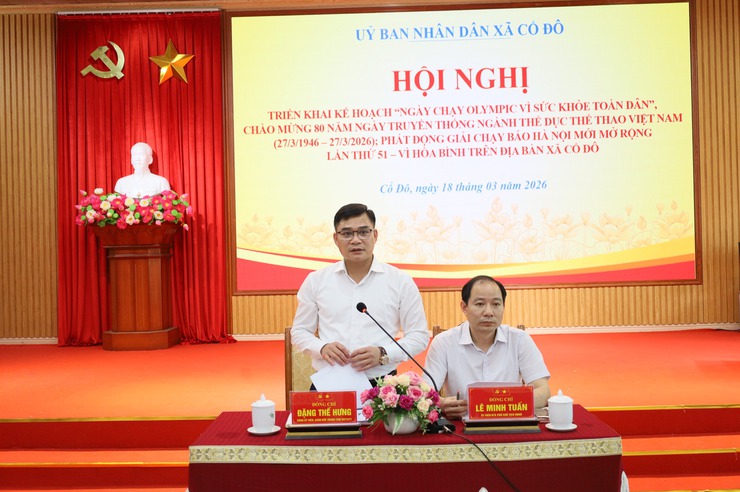 XÃ CỔ ĐÔ TRIỂN KHAI KẾ HOẠCH TỔ CHỨC NGÀY CHẠY OLYMPIC VÌ SỨC KHỎE TOÀN DÂN NĂM 2026- Ảnh 1.