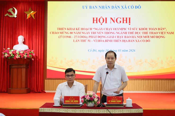 XÃ CỔ ĐÔ TRIỂN KHAI KẾ HOẠCH TỔ CHỨC NGÀY CHẠY OLYMPIC VÌ SỨC KHỎE TOÀN DÂN NĂM 2026- Ảnh 2.