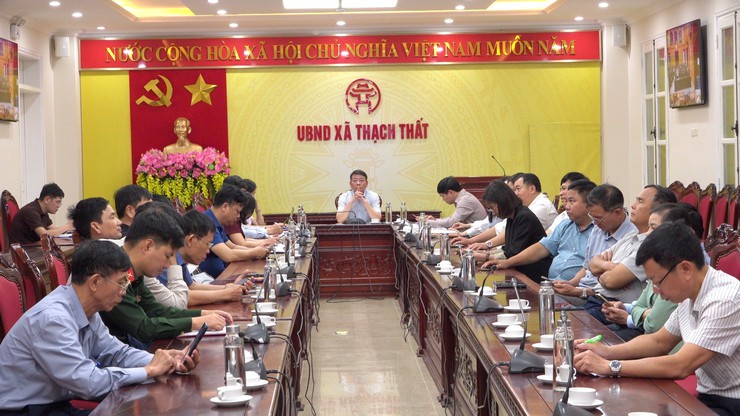 Xã Thạch Thất Tham Dự Hội Nghị Trực Tuyến Lấy Ý Kiến Quy Hoạch Thủ Đô Tầm Nhìn 100 Năm- Ảnh 1.