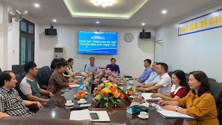 Bệnh viện Đa khoa Phú Xuyên khảo sát, triển khai hỗ trợ chuyên môn cho Trạm Y tế xã- Ảnh 1.