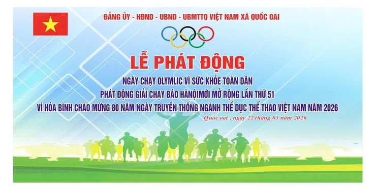 QUỐC OAI TỔ CHỨC NGÀY CHẠY OLYMPIC VÌ SỨC KHỎE TOÀN DÂN NĂM 2026- Ảnh 1.